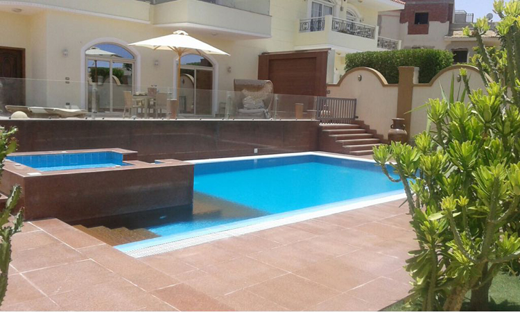 Twin Villa with Pool, Jacuzzi, garden